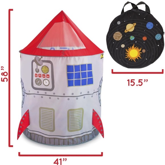 Rocket play tent - Picture 1 of 9
